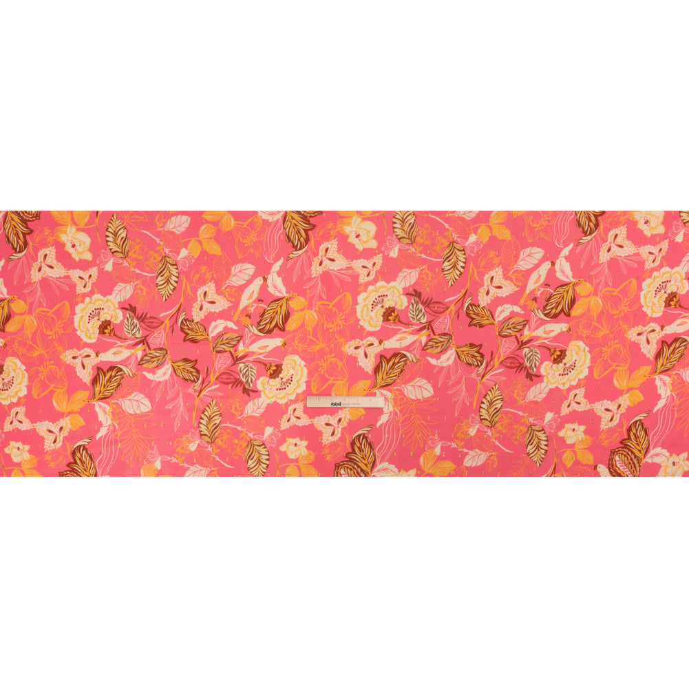 Mood Exclusive Parakeet Sweets Metallic Dotted Crinkled Viscose Crepe