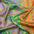 Mood Exclusive Orange Parasol Park Sustainable Viscose Fluid Satin
