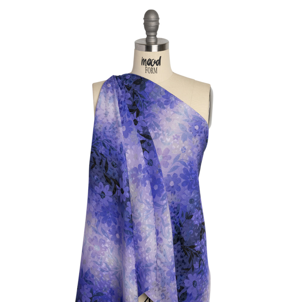 Mood Exclusive Daisies at Dusk Sustainable Animal Spots Viscose Jacquard