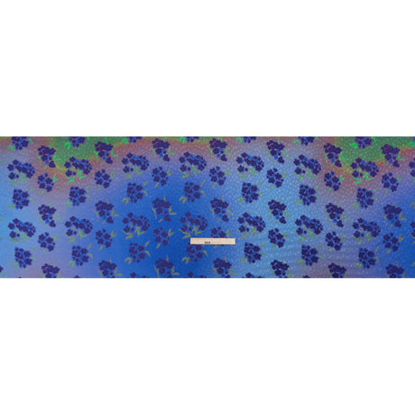 Mood Exclusive Blue New Growth Sustainable Animal Spots Viscose Jacquard