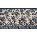 Brushed Stretch Cotton Twill Panel - Blue and Cream Roses - Mood Exclusive Space for Grace