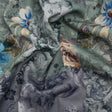 Brushed Stretch Cotton Twill Print - Blue Floral Patchwork - Mood Exclusive Vintage Vignettes