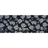 Brushed Stretch Cotton Twill Print - Midnight Navy and Blue Gray Floral - Mood Exclusive Bushel and a Peck