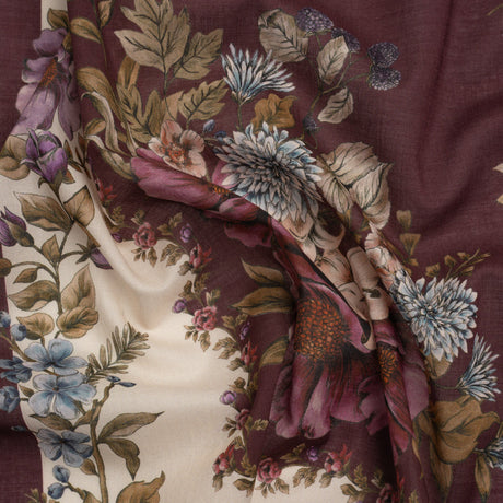 Mood Exclusive Multicolor Mulberry Tapestry Cotton Voile Panel