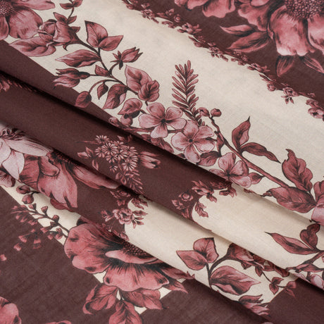Mood Exclusive Monochrome Mulberry Tapestry Cotton Voile Panel