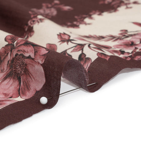 Mood Exclusive Monochrome Mulberry Tapestry Cotton Voile Panel