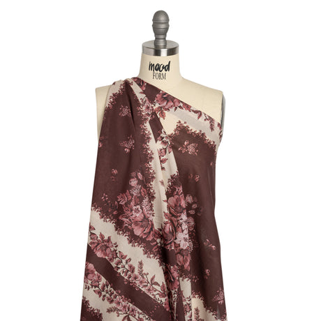 Mood Exclusive Monochrome Mulberry Tapestry Cotton Voile Panel