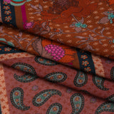 Mood Exclusive Red Busy in Bloom Viscose Georgette