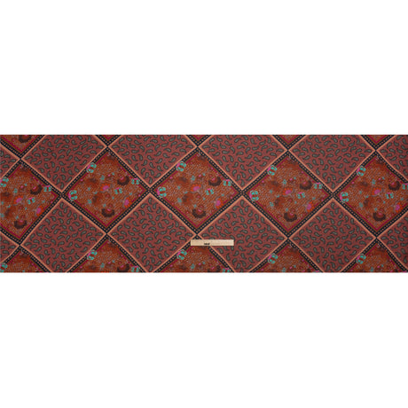 Mood Exclusive Red Busy in Bloom Viscose Georgette