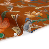 Mood Exclusive Brown Musee des Fleurs Viscose Georgette