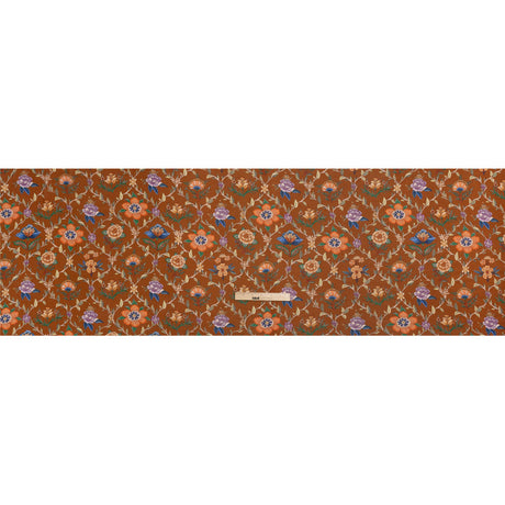 Mood Exclusive Brown Musee des Fleurs Viscose Georgette