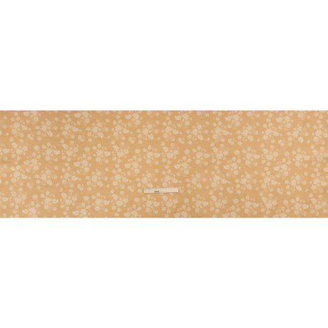 Stretch Cotton Poplin Print - Beige Flowers and Dotted Lines - Mood Exclusive Errands of Bees
