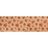 Stretch Cotton Poplin Print - Peach, Pink and Red Floral - Mood Exclusive Powdered Pink