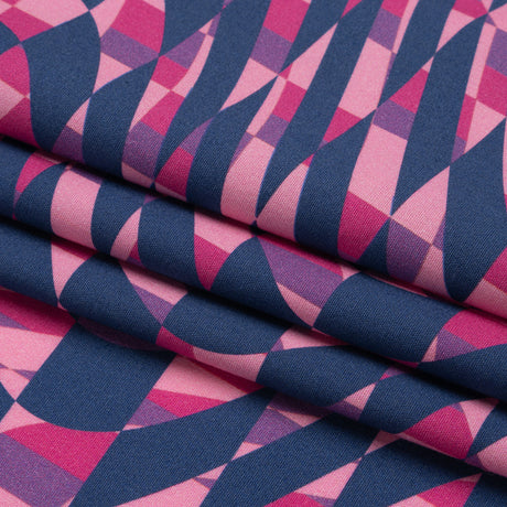 Mood Exclusive Pink Picnic Pantomime Stretch Cotton Poplin