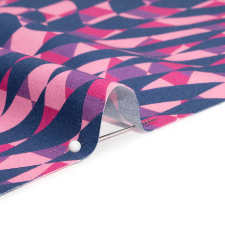Mood Exclusive Pink Picnic Pantomime Stretch Cotton Poplin