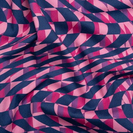 Mood Exclusive Pink Picnic Pantomime Stretch Cotton Poplin