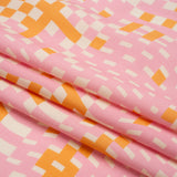 Mood Exclusive Pink Stay Wavy Baby Stretch Cotton Poplin