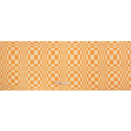 Mood Exclusive Creamsicle Cheeky Checkers Stretch Cotton Poplin