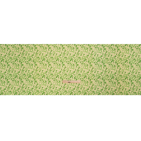 Mood Exclusive Green Puddled Petals Stretch Cotton Poplin