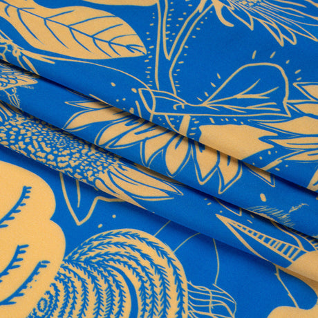 Mood Exclusive Blue Your Solar Self Viscose Twill