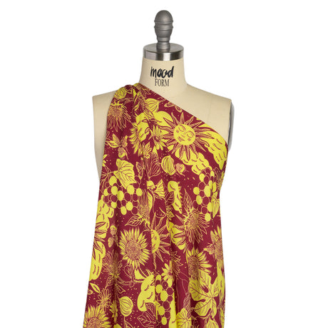 Mood Exclusive Magenta Your Solar Self Viscose Twill