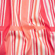 Stretch Cotton Twill Print - Pink and White Stripe Blocks - Mood Exclusive Candy Cane Window Pane