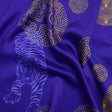 Recycled Polyester Twill Print - Blue and Yellow Tigers and Circles - Mood Exclusive Last Known Survivor