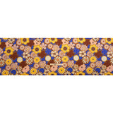 Recycled Polyester Twill Print - Yellow, Blue and Brown Floral - Mood Exclusive Confectioner's Crocus
