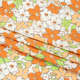 Mood Exclusive White Clementine Fields Cotton Poplin