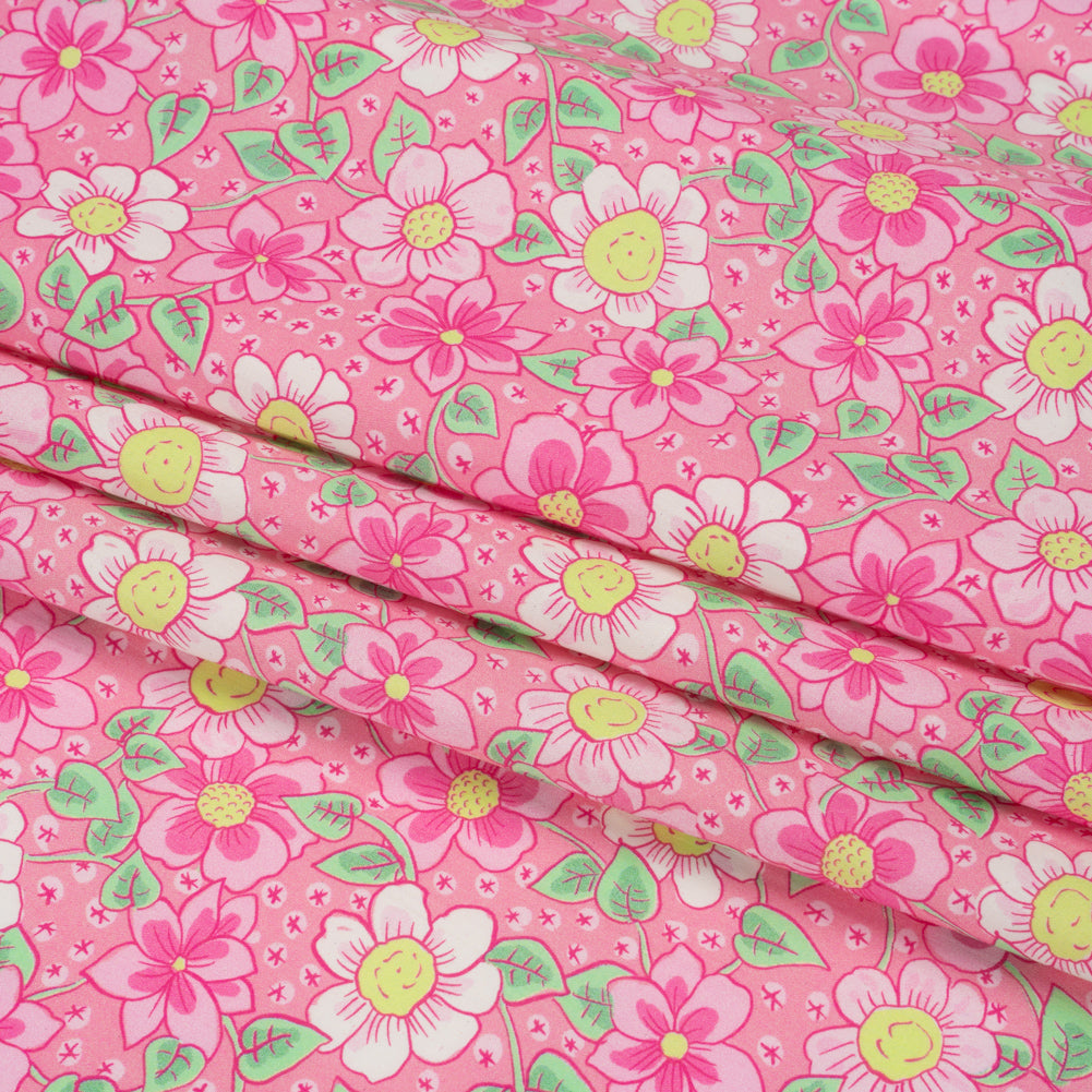 Mood Exclusive Pink Daisy Dipper Cotton Poplin