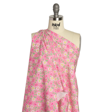 Mood Exclusive Pink Daisy Dipper Cotton Poplin