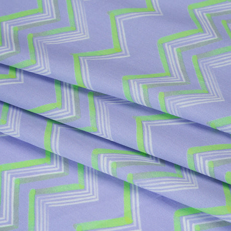 Mood Exclusive Periwinkle Pacific Peaks Cotton Voile