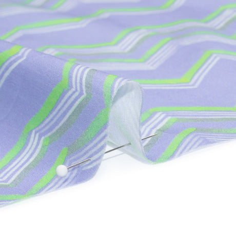 Mood Exclusive Periwinkle Pacific Peaks Cotton Voile