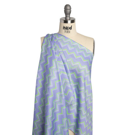 Mood Exclusive Periwinkle Pacific Peaks Cotton Voile