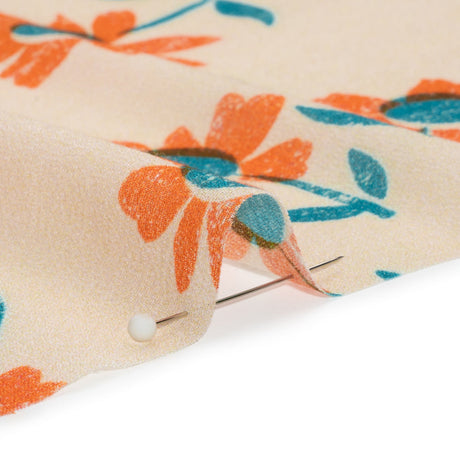 Mood Exclusive Cream Dear Dahlia Viscose Georgette