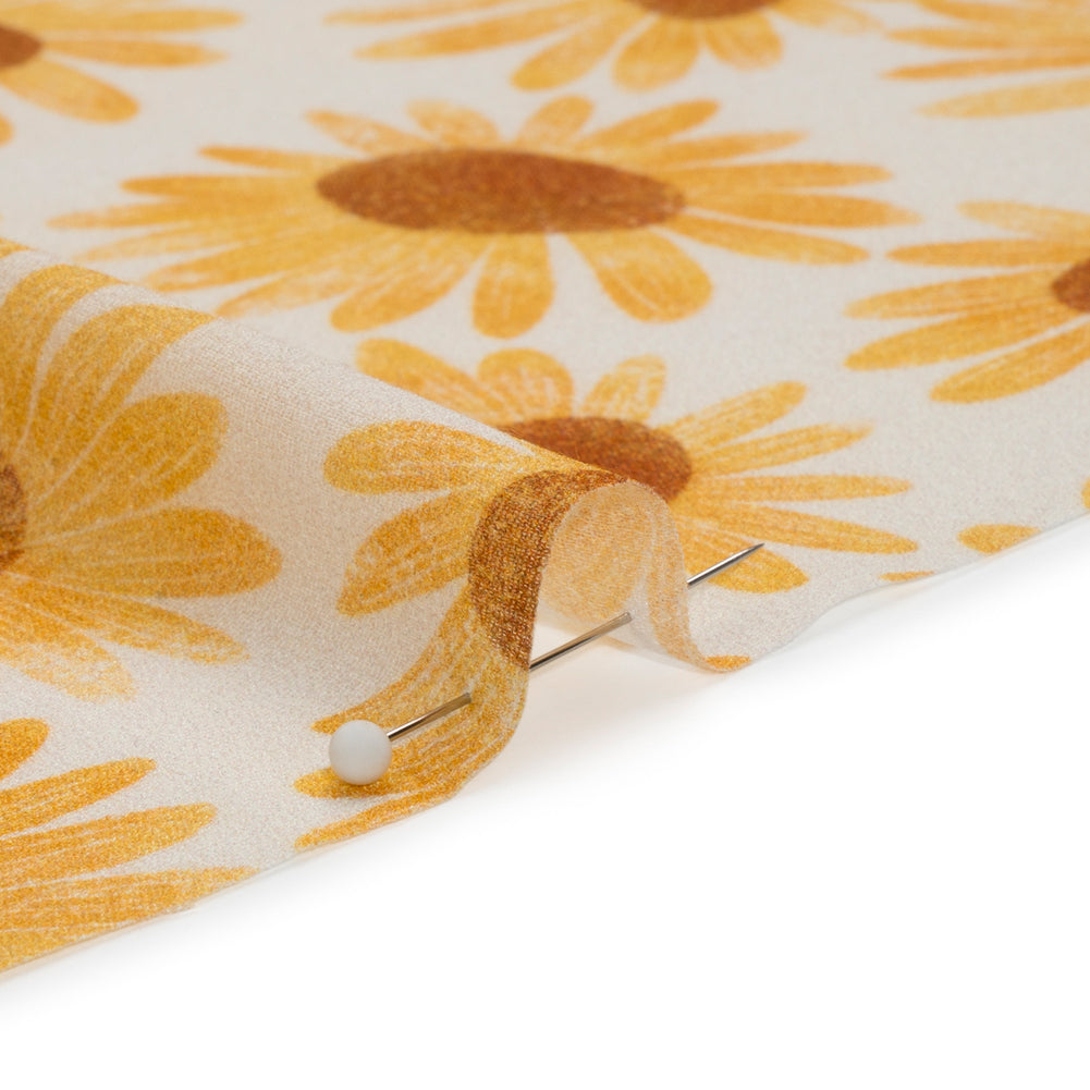 Mood Exclusive White Bit of Sun Viscose Georgette