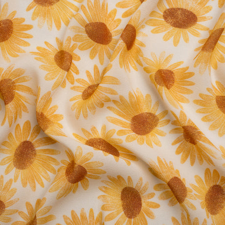 Mood Exclusive White Bit of Sun Viscose Georgette