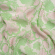 Mood Exclusive Lime Flowering Floor Viscose Georgette