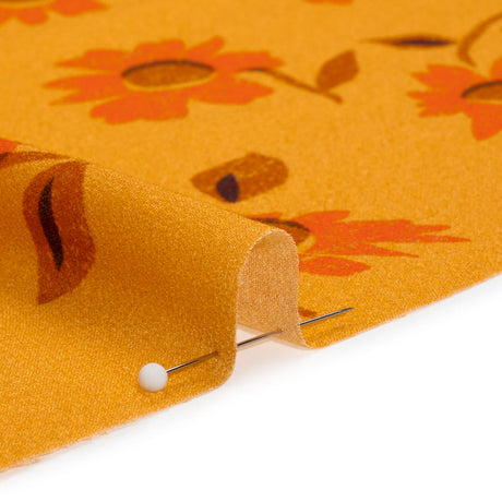 Mood Exclusive Yellow Ochre Dear Dahlia Viscose Georgette