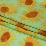 Mood Exclusive Bright Mint Bit of Sun Viscose Georgette