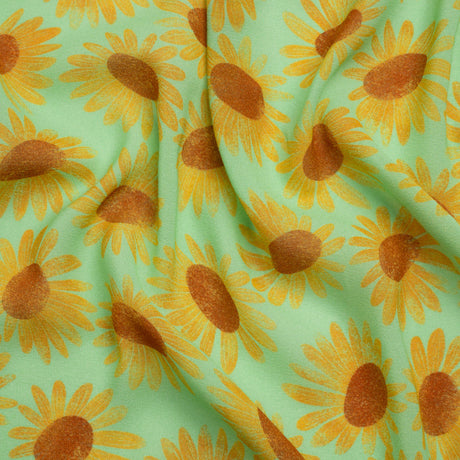 Mood Exclusive Bright Mint Bit of Sun Viscose Georgette