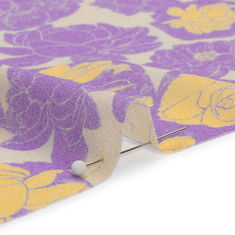 Mood Exclusive Lavender Flowering Floor Viscose Georgette