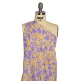 Mood Exclusive Lavender Flowering Floor Viscose Georgette