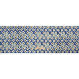 Mood Exclusive Blue Peaceful Trees Stretch Polyester Seersucker