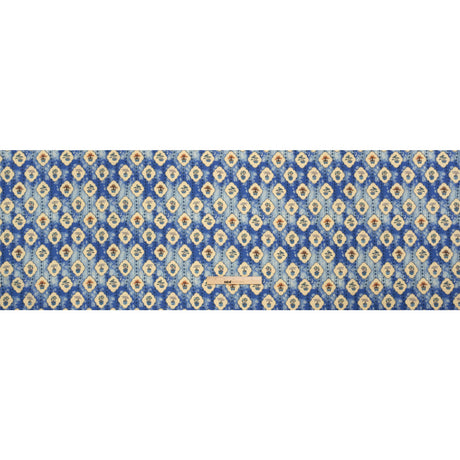 Mood Exclusive Blue Peaceful Trees Stretch Polyester Seersucker