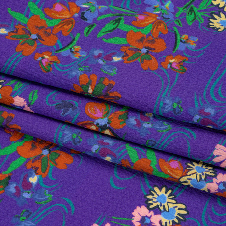 Mood Exclusive Sweets to the Sweet Stretch Polyester Seersucker