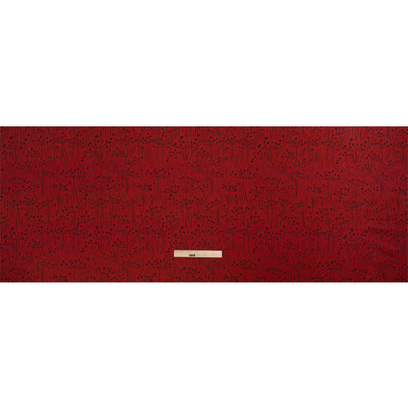 Mood Exclusive Red Dandelion Dreamer Stretch Polyester Seersucker