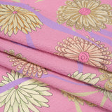 Mood Exclusive Pink Goodness Gardens Stretch Polyester Seersucker