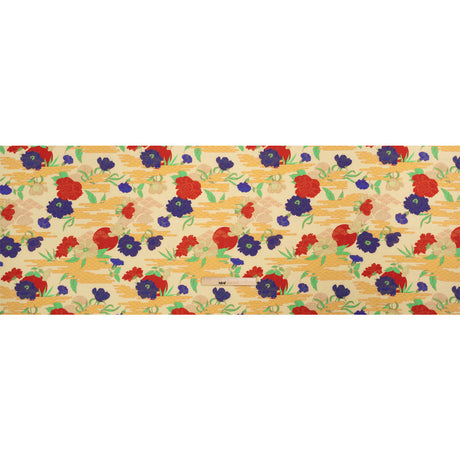Mood Exclusive Rust Skyfall Garden Stretch Polyester Seersucker