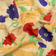 Mood Exclusive Rust Skyfall Garden Stretch Polyester Seersucker